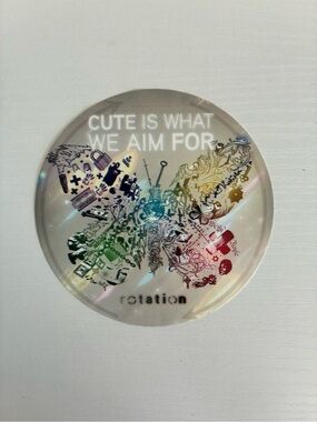 "Cute Is What We Aim For" Butterfly Sticker circa 2008